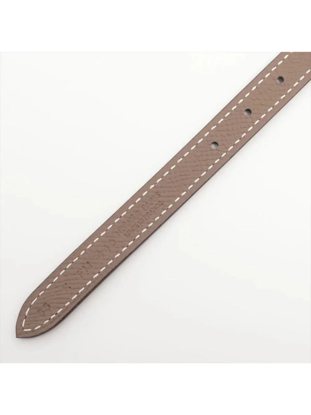 Hermes Mini Constance H Belt 85 Veau Epsom Etoupe